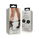 Faux Leather Ankle Cuffs Black - Naughty by Nature Adult Store