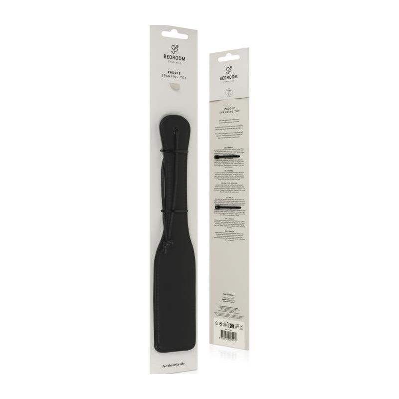 Faux Leather Paddle Black - Naughty by Nature Adult Store