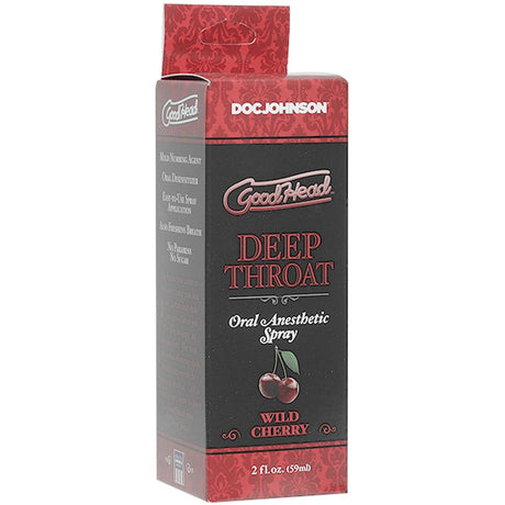 GoodHead Deep Throat Spray Cherry 59ml - Naughty by Nature Adult Store