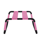 Sex Chair Adjustable Height Pink PU Seat