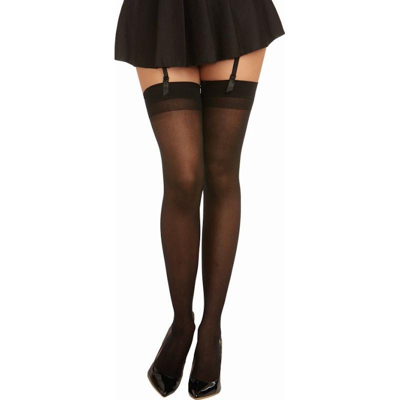 Dreamgirl Back Seam Sheer Thigh High Stockings Hot Pink - Naughty by Nature Adult Store