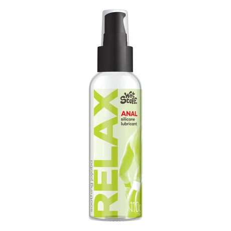 Wet Stuff Relax Anal Silicone Lubricant Pump Top 110g - Naughty by Nature Adult Store
