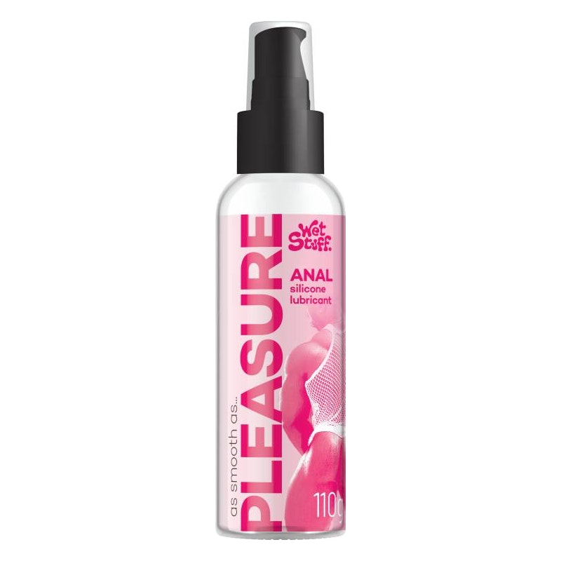 Wet Stuff Pleasure Anal Silicone Lubricant Pump Top 110g - Naughty by Nature Adult Store