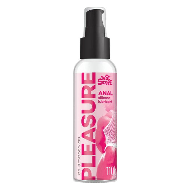 Wet Stuff Pleasure Anal Silicone Lubricant Pump Top 110g - Naughty by Nature Adult Store
