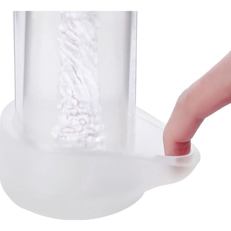 Professional smart rechargeable penis pump with sleeve and donut