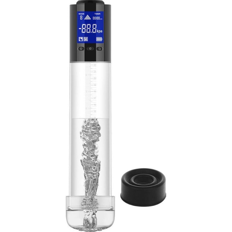Professional smart rechargeable penis pump with sleeve and donut