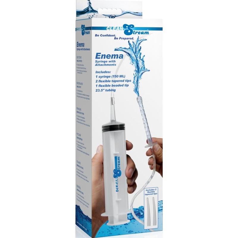 Enema Syringe With Attachments - Naughty by Nature Adult Store