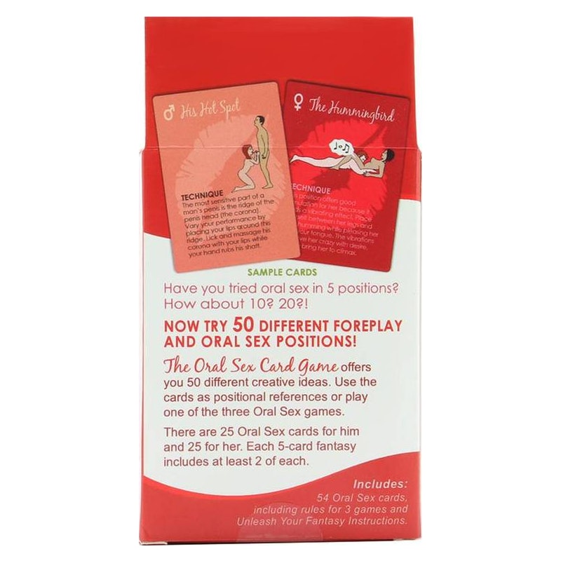 The Oral Sex Card Game - Naughty by Nature Adult Store
