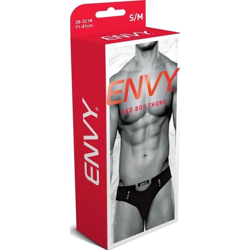 Bad Boy Thong Black - Naughty by Nature Adult Store