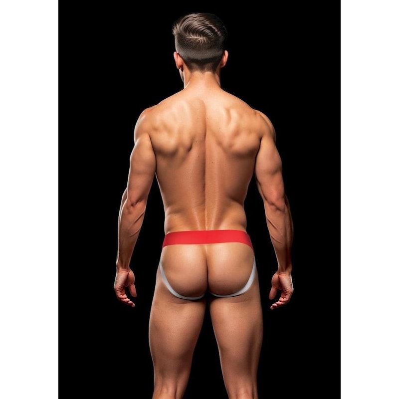Rainbow Pride Jock Red - Naughty by Nature Adult Store