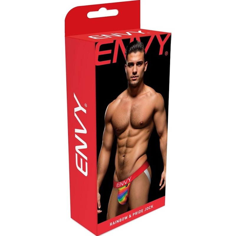 Rainbow Pride Jock Red - Naughty by Nature Adult Store