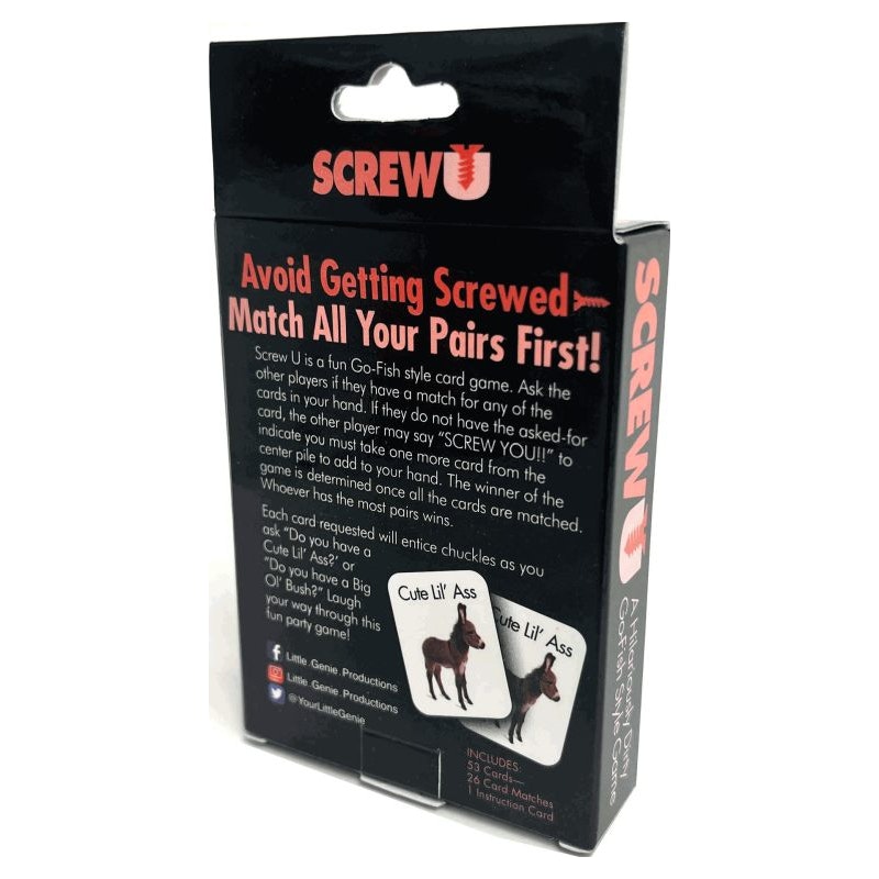 Screw U Card Game - Naughty by Nature Adult Store