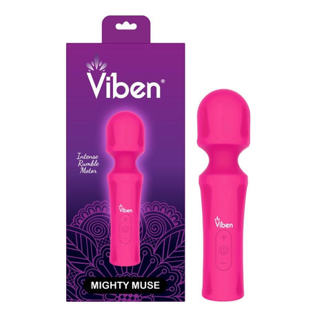 Viben Mighty Muse Massager Hot Pink - Naughty by Nature Adult Store
