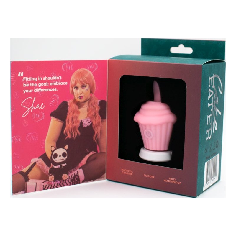 Cake Eater Clit Flicker Stimulator Pink - Naughty by Nature Adult Store