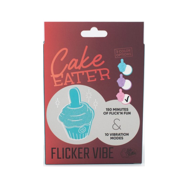 Cake Eater Clit Flicker Stimulator Pink - Naughty by Nature Adult Store