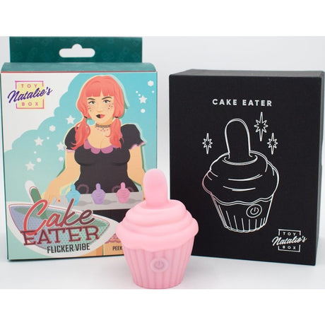 Cake Eater Clit Flicker Stimulator Pink - Naughty by Nature Adult Store