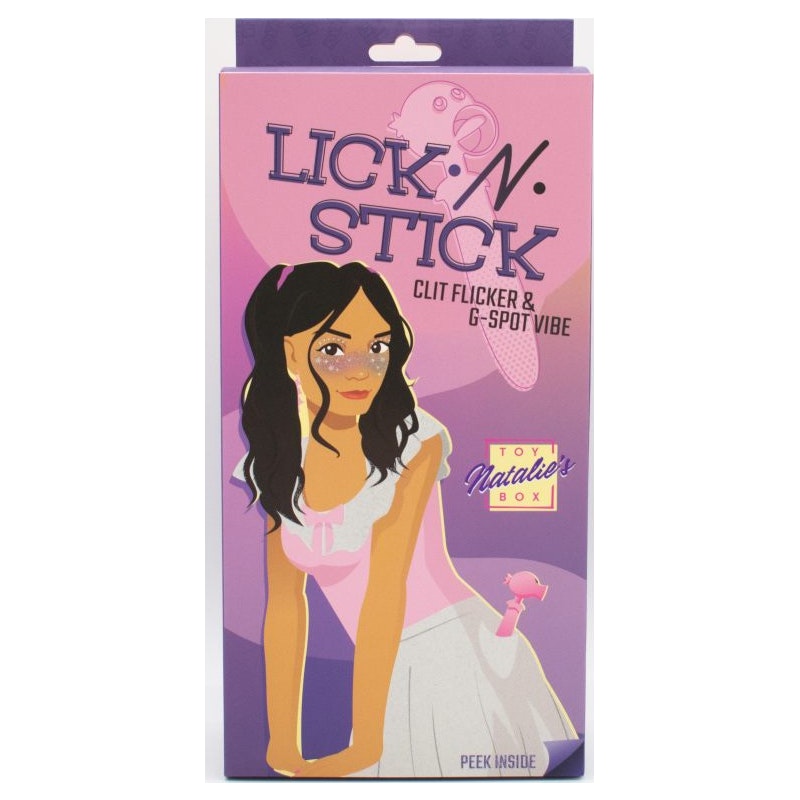 Lick N' Stick Clit Flicker G-Spot Vibrator - Naughty by Nature Adult Store