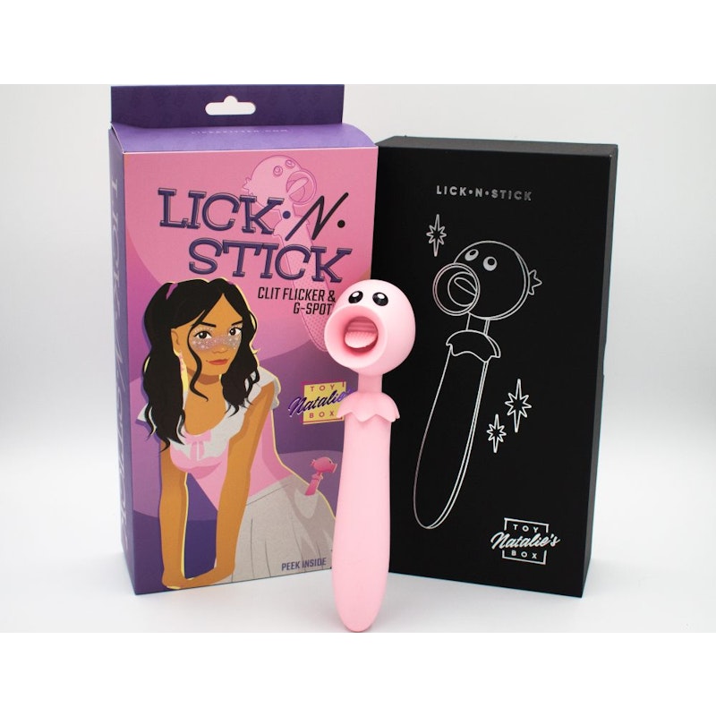 Lick N' Stick Clit Flicker G-Spot Vibrator - Naughty by Nature Adult Store