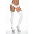 Thigh Highs Wetlook White - Naughty by Nature Adult Store