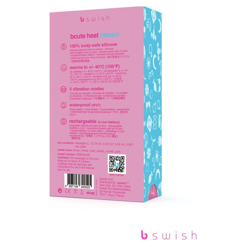 Bcute Infinite Heat Classic Sunset Pink - Naughty by Nature Adult Store