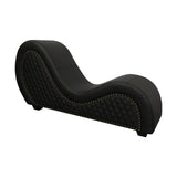 Kama Sutra Mebon Chaise Love Lounge Studded and Quilted Black - Naughty by Nature Adult Store