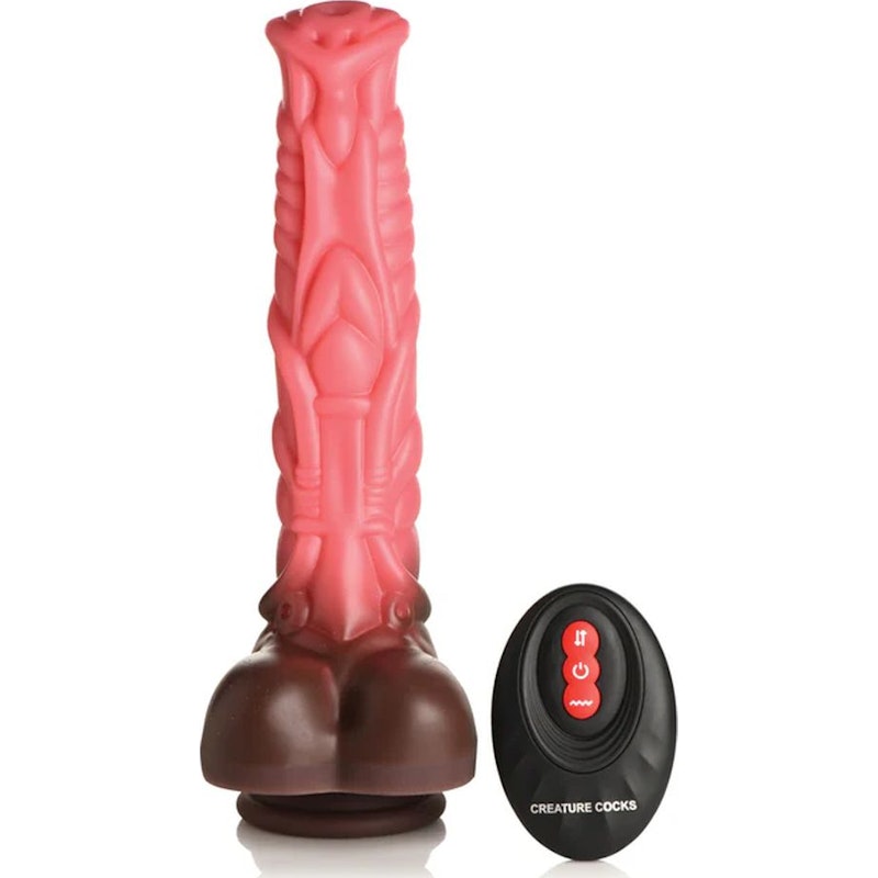 Deluxe Centaur Thrusting & Vibrating Silicone Dildo - Naughty by Nature Adult Store