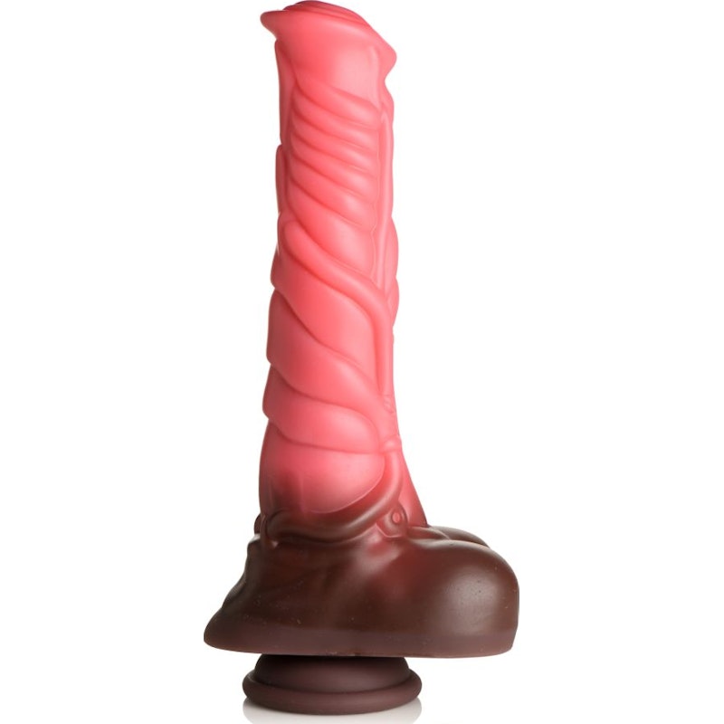 Deluxe Centaur Thrusting & Vibrating Silicone Dildo - Naughty by Nature Adult Store
