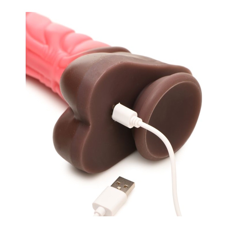 Deluxe Centaur Thrusting & Vibrating Silicone Dildo - Naughty by Nature Adult Store