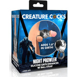 Night Prowler Silicone Penis Sleeve and Ball Stretcher - Naughty by Nature Adult Store