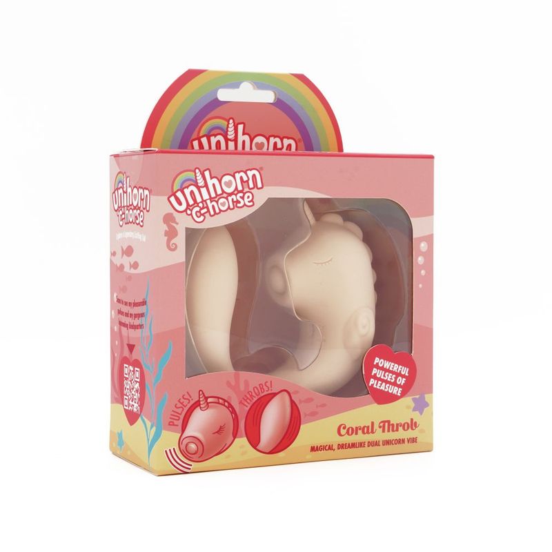 Unihorn Massager C Horse Coral Throb - Naughty by Nature Adult Store
