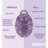 Bouncy Bliss Classic Inflatable Sit-On Vibrator - Naughty by Nature Adult Store