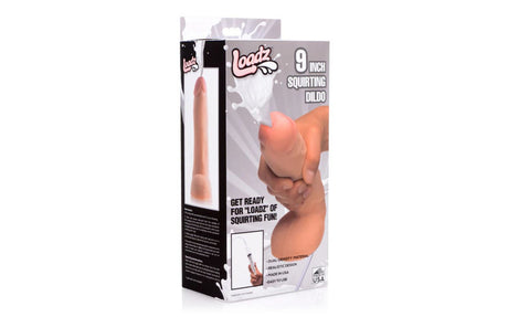 Squirting Dildo 9in with Syringe - Naughty by Nature Adult Store