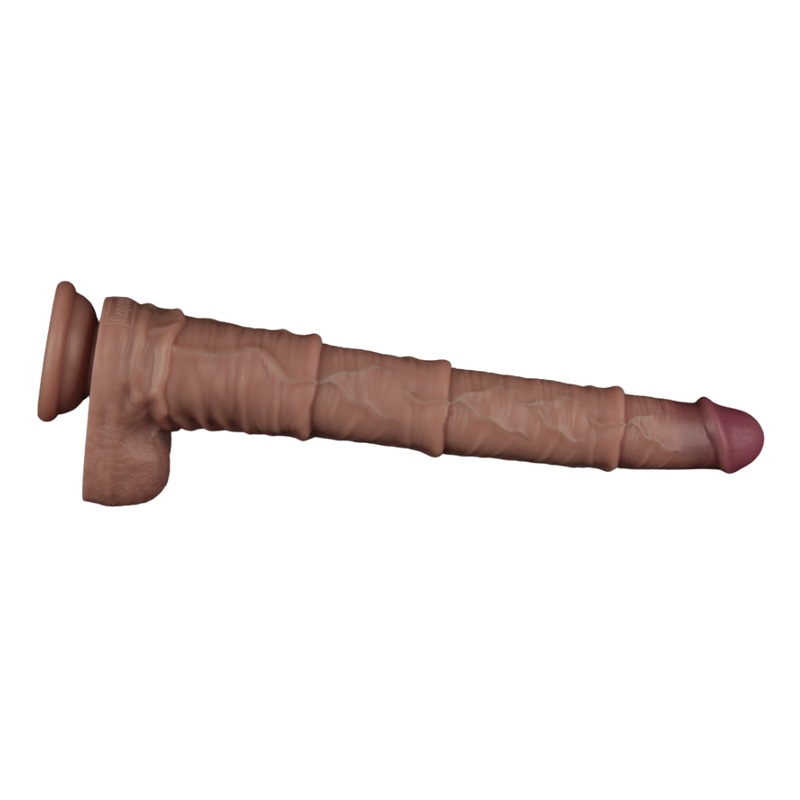 16in Dual Layered Bendable Silicone Cock XXL - Naughty by Nature Adult Store