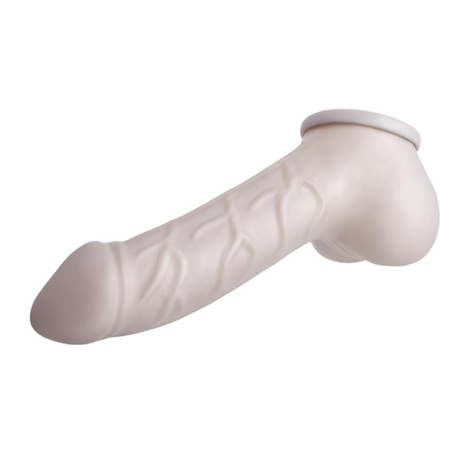 Carlos Latex Cock Sleeve Silver - Naughty by Nature Adult Store