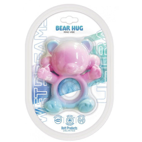 Wet Dreams Ultra 20 Mode USB Silicone Bear Hug Cock Ring - Naughty by Nature Adult Store