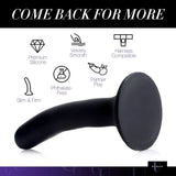 Black Silicone Strap-On Dildo Small