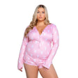 Playboy Slumber Bunny Romper Pink - Naughty by Nature Adult Store