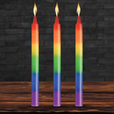 Pride Candles Rainbow Drip Candle 3 Pc - Naughty by Nature Adult Store