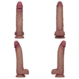 Sliding Skin Pro Dual Layer Silicone Dong 10in