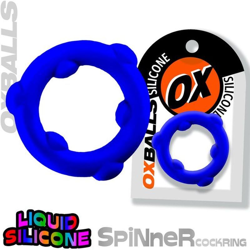 Spinner Silicone Ring Blue