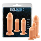 Cock Plug Flesh Anal Training Kit 3 Pc