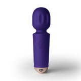 Rechargeable 16 Mode Silicone Mini Wand Violet Dream