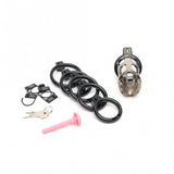 Gladiator Size 1 Soft Cock Cage with Pussification Plug