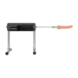 MixJoy remote control thrusting sex machine with a steel frame and realistic dildo attachment.