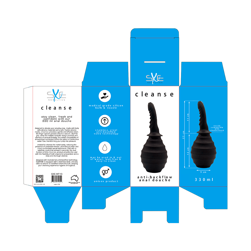 Silicone Ribbed Anti-Backflow Douche 310ml