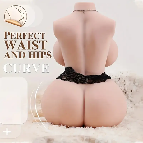 Curvy Realistic Sex Doll Torso - 9kg/16kg Dual Depth