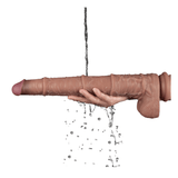 16in Dual Layered Bendable Silicone Cock XXL - Adult Toys