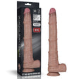 16in Dual Layered Bendable Silicone Cock XXL - Adult Toys