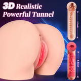 Realistic TPE Torso Sex Toy with Dual Textures