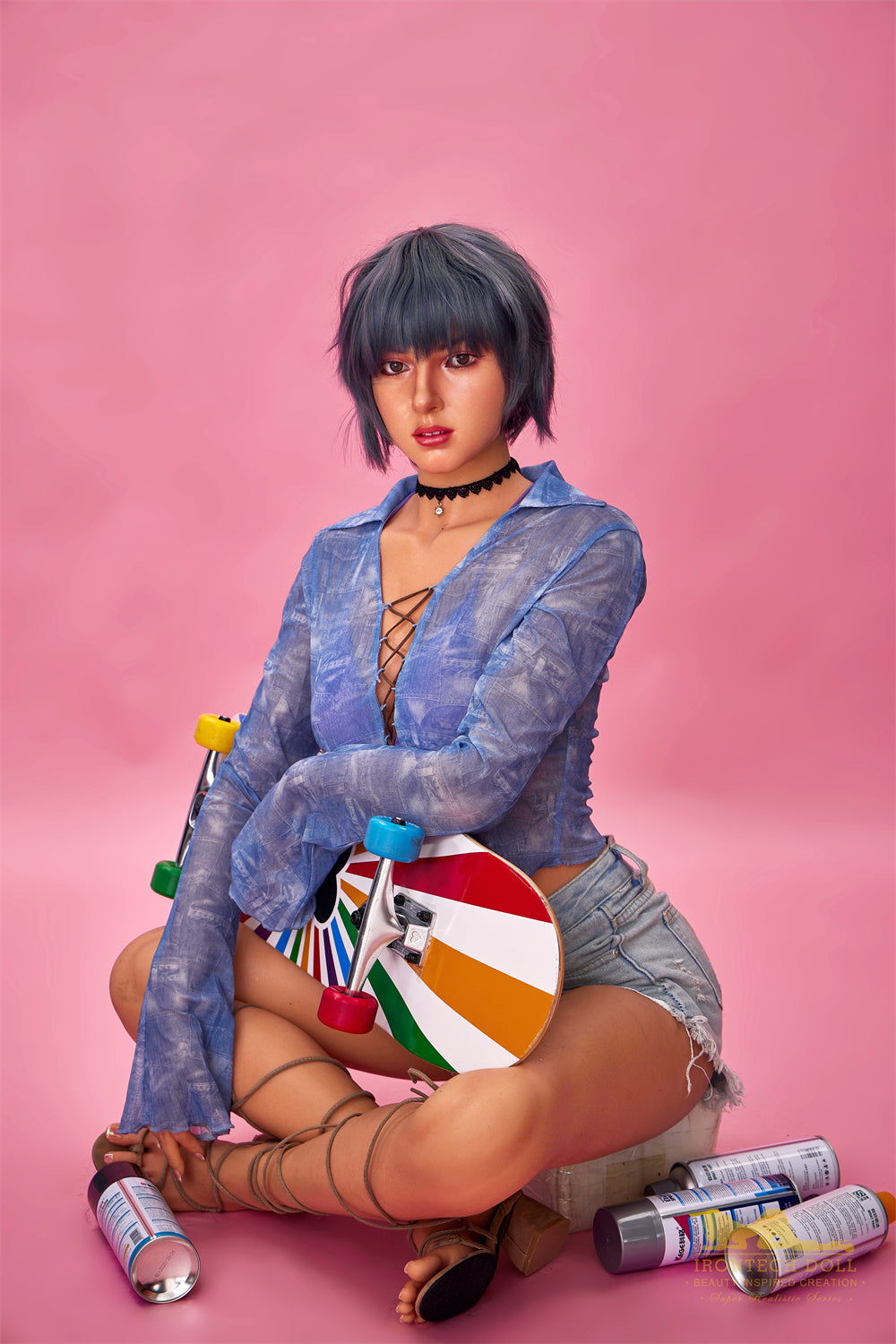 Irontech 168cm BDSM Sex Doll S29 Fenny Realistic Silicone Body